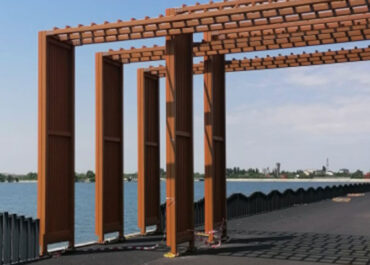 Mobilier stradal la Lacul Morii, Bucuresti